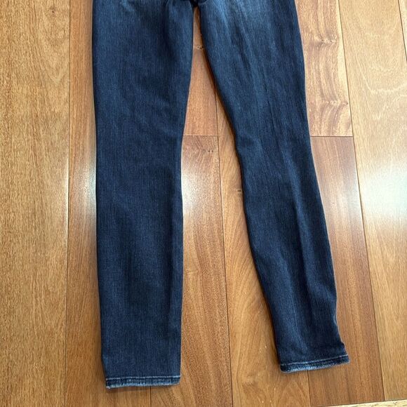 Mother High Waisted Looker Ankle Leave The Light On Black Denim size 25 - Picture 9 of 13